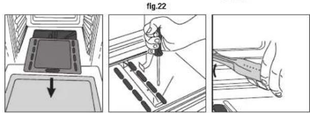 Glem Gas Specialista ST167GIFSMF AF - RéGLAGE DU MINIMUM SUR LE BRULEUR FOUR ET BRULEUR GRILL (fig. 23 page 30) - 2