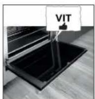 Glem Gas Specialista SB9624VI - OVEN DOOR REMOVAL - 6