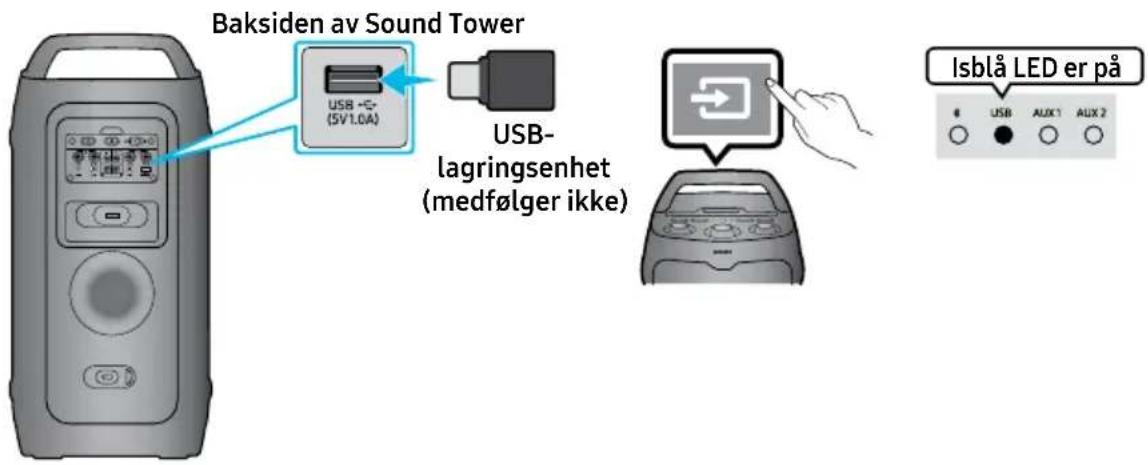 SAMSUNG MX-ST40F - KOBLE TIL EN USB-LAGRINGSENHET - 1