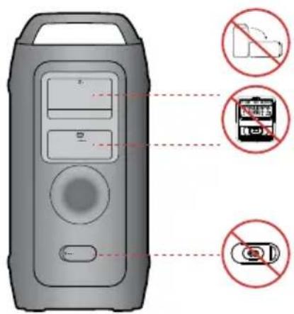SAMSUNG MX-ST40F - Για να αποφύγετε την υποβάθμιση της αντοχής στο νερό - 1