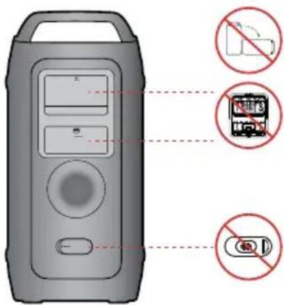SAMSUNG MX-ST40F - Om de waterbestendigheid te behouden - 1