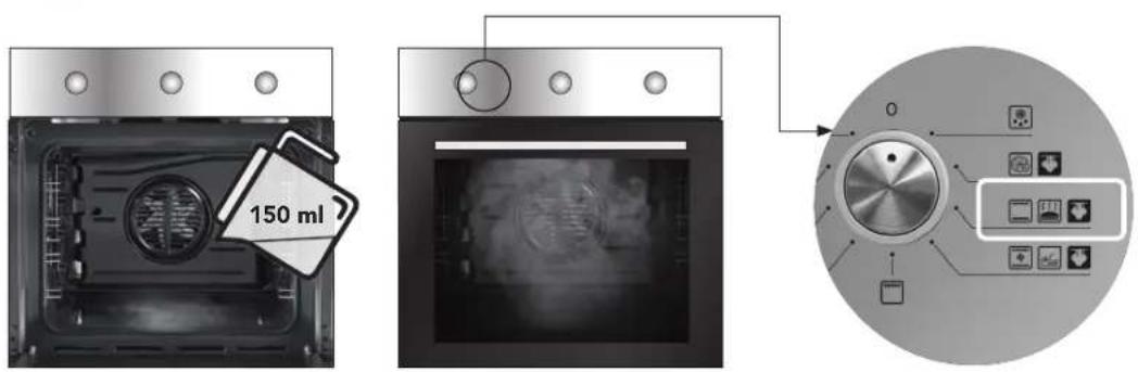 Glem Gas Unico GFU98BK-S6V3 - Pulizia cavità forno con funzione VAPOclean\* (con vapore) - 2