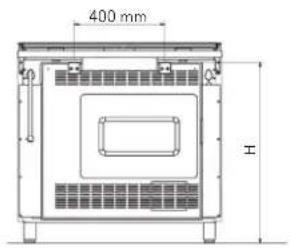 400 mm H