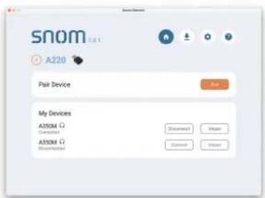 Snom A350M - (E-3) Activer / désactiver les invites vocales - 6