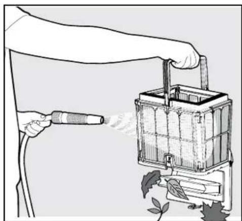 DOLPHIN M550 - Nettoyage après utilisation : retrait et nettoyage du panier de filtration - 4