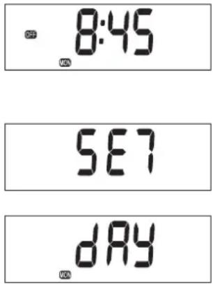 Toyotomi LC-150 - PROGRAMMING THE WEEKLY TIMER - 9