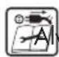 PARKSIDE PTBM 400 B1 - Symbols on the device: - 2