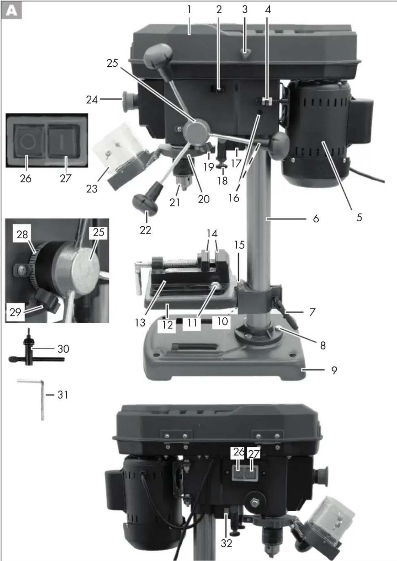 PARKSIDE PTBM 400 B1 - DE AT CH - 1