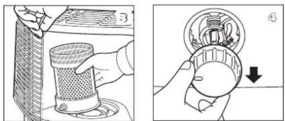 Toyotomi RS-2222 - REPLACEMENT OF THE WICK - 2