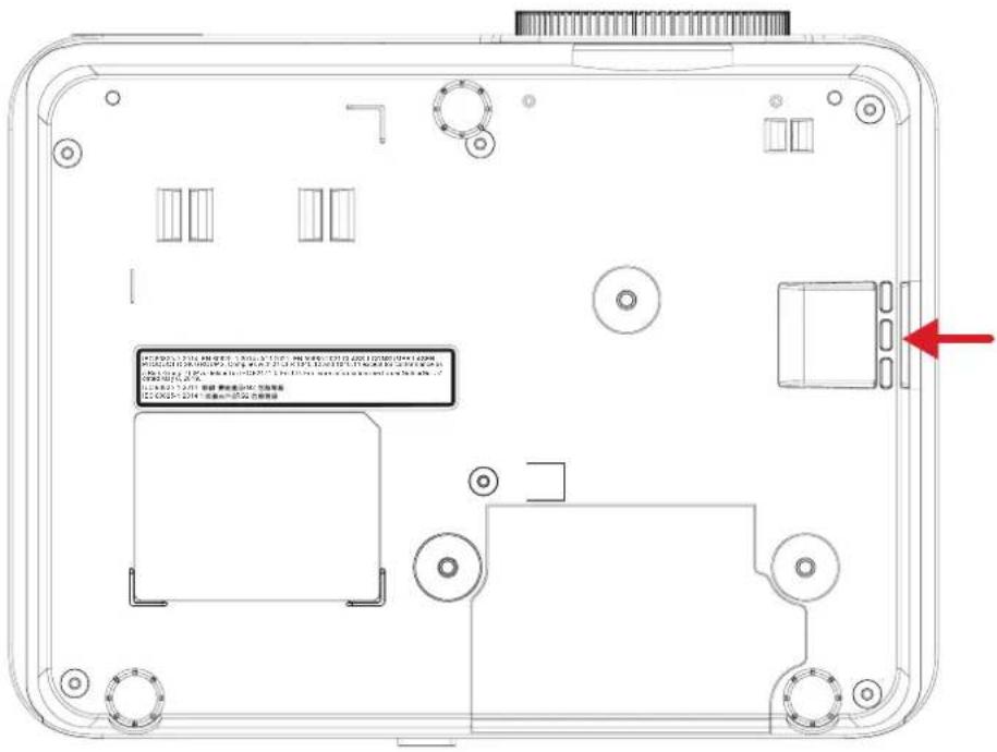 VIEWSONIC LSD500HD - 使用防盗桿 - 1