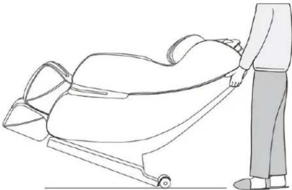 WESTINGHOUSE WES41-3000 - DÉPLACER LA CHAISE DE MASSAGE - 1