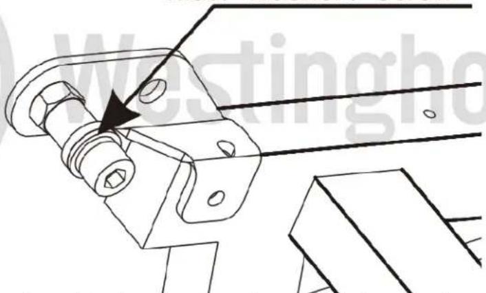 WESTINGHOUSE WES41-3000 - Leg and foot massager linkage pole installation - 1