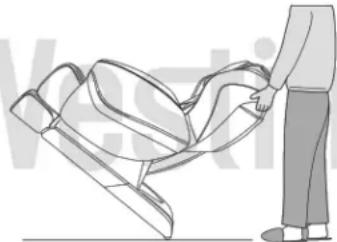 WESTINGHOUSE WES41-700S - DÉPLACER LA CHAISE DE MASSAGE - 1