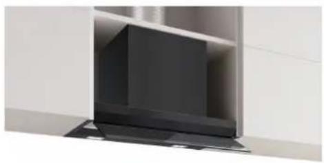 BOSCH DBB67DP65 - Série 6, Hotte design intégré, 60 cm, Noir avec finition en verre, Noir mat DBB67DP65 - 1