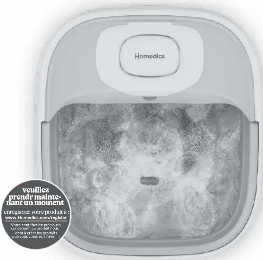 HOMEDICS Smart Space Elite FB-525H - bain de pieds smart space elite avec boost de chaleur - 1