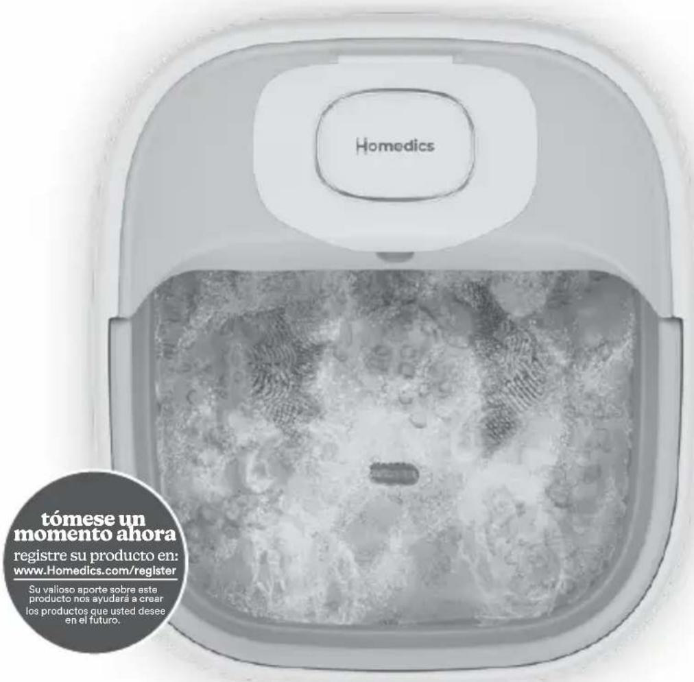 HOMEDICS Smart Space Elite FB-525H - pediluvio de élite smart space con refuerzo de calor - 1