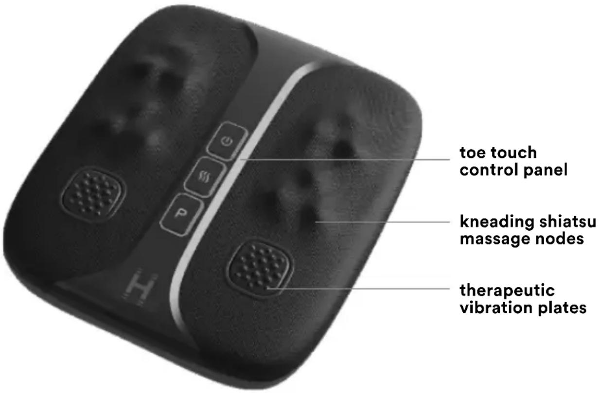 HOMEDICS Shiatsu Pulse Max FMS-353HJ - TO CLEAN - 1