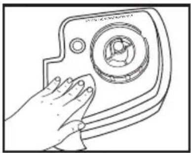 HOMEDICS Total Comfort Deluxe UHE-WM130 - CLEANING THE TRANSDUCER/ULTRASONIC MEMBRANE - 4