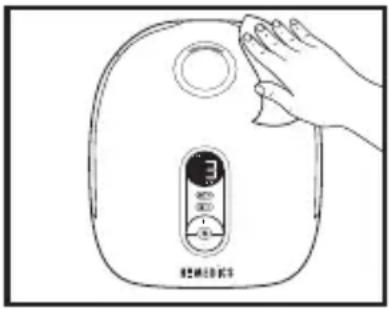 HOMEDICS Total Comfort Deluxe UHE-WM130 - TO CLEAN THE OIL TRAY - 1