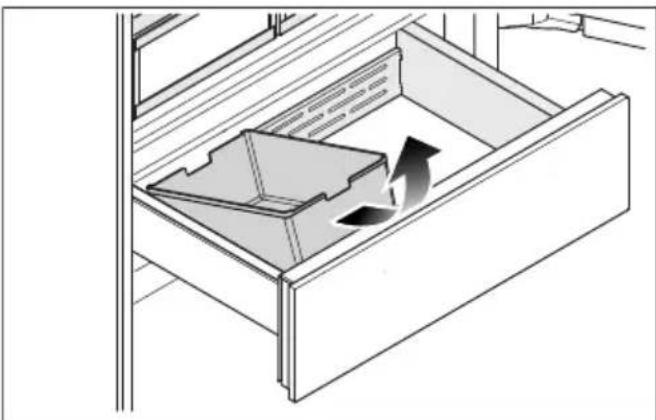 MIELE KFMC 3844 L - Retirer le bac à glaçons. - 1