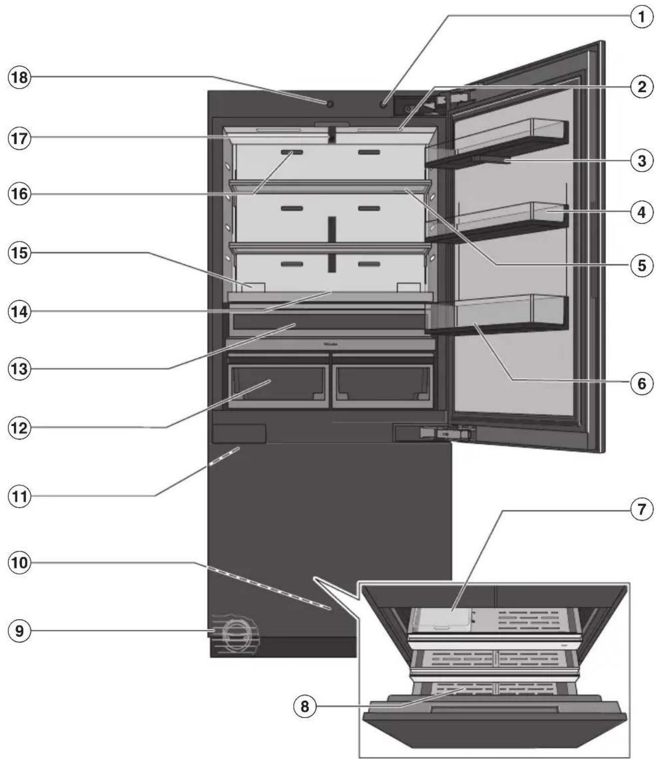 MIELE KFMC 3844 L - Votre appeareil de froid KFMC 3844 R/L - 1