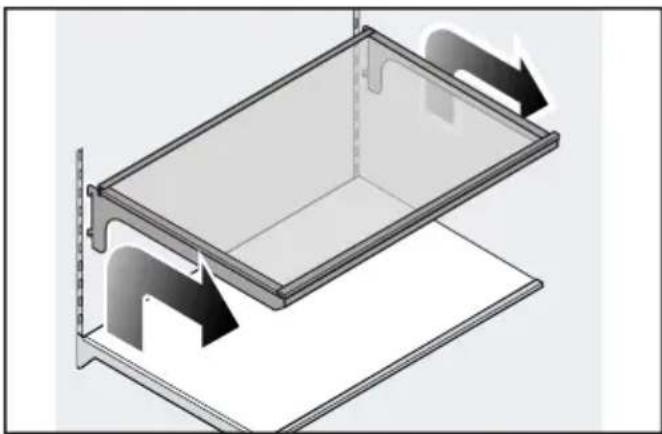 MIELE KFMC 3844 L - Retirer ou déplacer les tablettes - 1