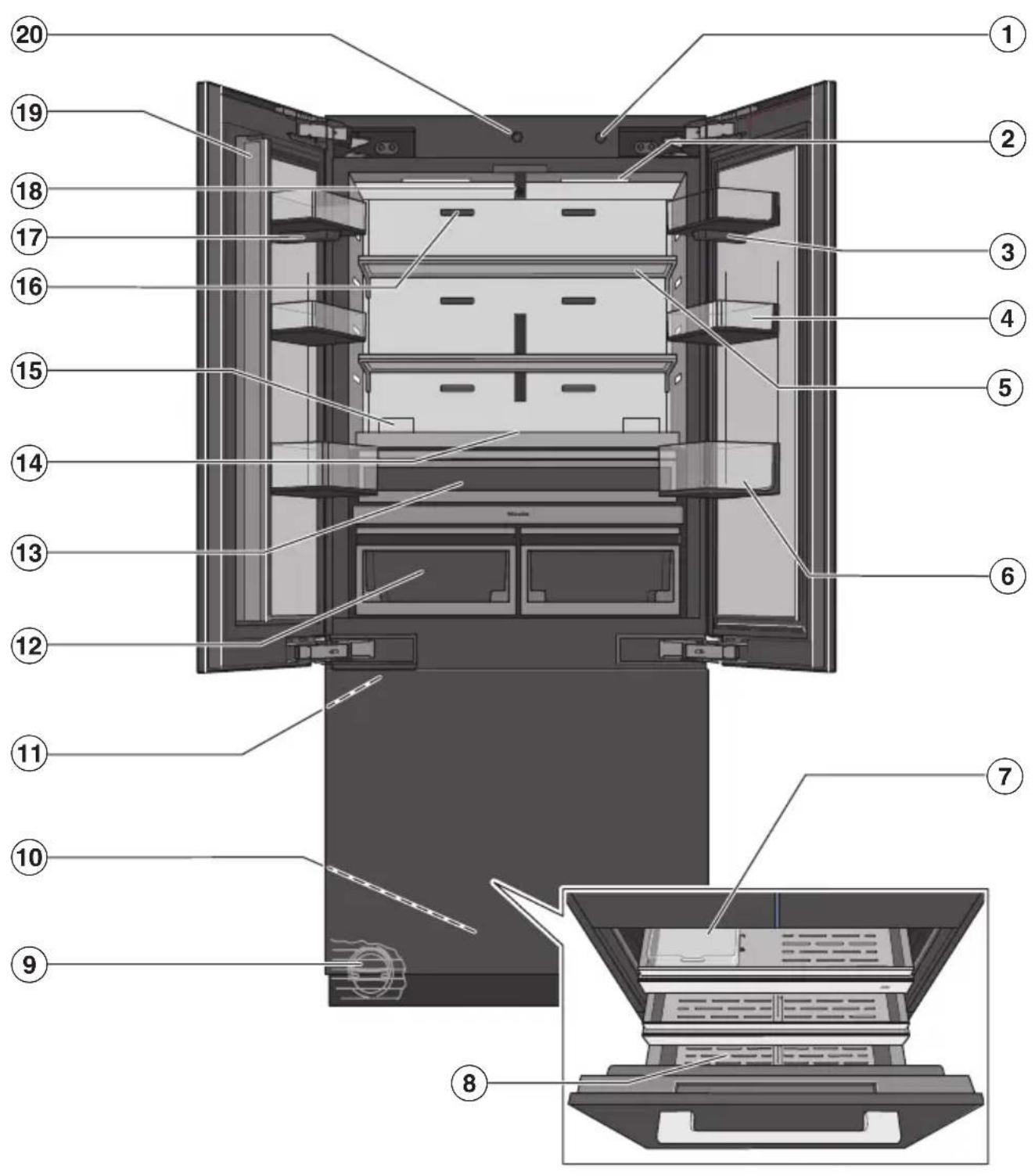 MIELE KFMC 3844 R - Branchement électrique - 3