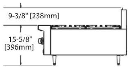 GARLAND GF36-G36T - Top View - 2