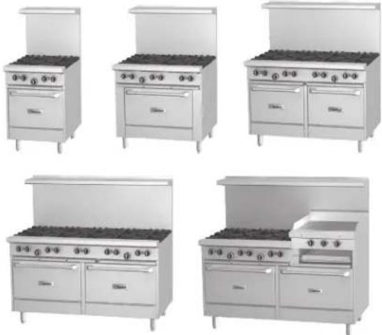 GARLAND G60-6G24CR - ESTUFAS DE GAS PARA RESTAURANTES GARLAND SERIE G - 5