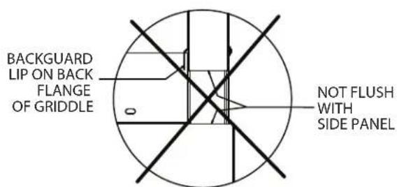 GARLAND GF36-6R - Backguard With High Shelf Or Salamander Mounting Instructions - 3