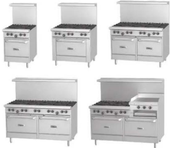 GARLAND G48-2G36CS - ESTUFAS DE GAS PARA RESTAURANTES GARLAND SERIE G - 5