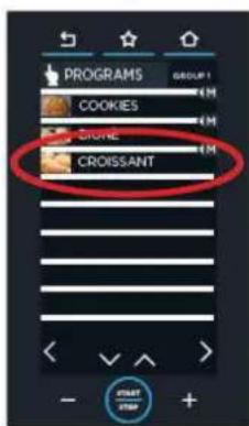 Unox CHEFTOP MIND.Maps PLUS XEVC-1011-GPRM - SAUVEGARDER LA CUISSON PROGRAMMÉE ET LA LANCER - 8