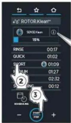 Unox CHEFTOP MIND.Maps PLUS XEVC-1011-GPRM - COMMENT UTILISER LES PROGRAMMES DE LAVAGE (ROTOR.KLEAN) - 3