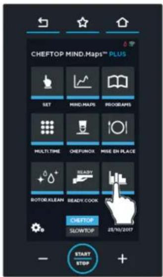 Unox CHEFTOP MIND.Maps PLUS XEVC-1011-GPRM - ■ CONSOMMATIONS : en touchant l'icône - 1