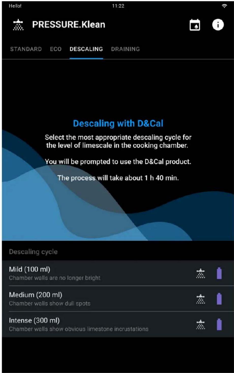 Unox CHEFTOP-X Digital.ID XEDA-0621-GXLS-ET - Cycle de détartrage avec D&Cal - 1
