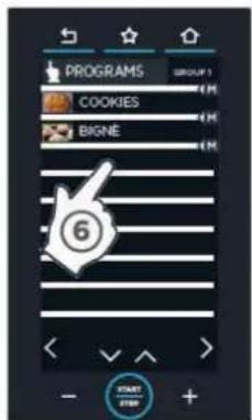 Unox CHEFTOP MIND.Maps PLUS XEVC-1011-GPLM-MS - SAUVEGARDER LA CUISSON PROGRAMMEE ET LA LANCER - 7