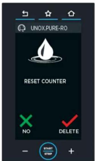 Unox CHEFTOP MIND.Maps PLUS XEVC-1011-GPLM-MS - ④ Réinitialisation du compteur - 4