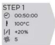 Unox CHEFTOP MIND.Maps PLUS XEVC-1011-GPLM-MS - □Programmer une ou plusieurs phases de cuisson - 5