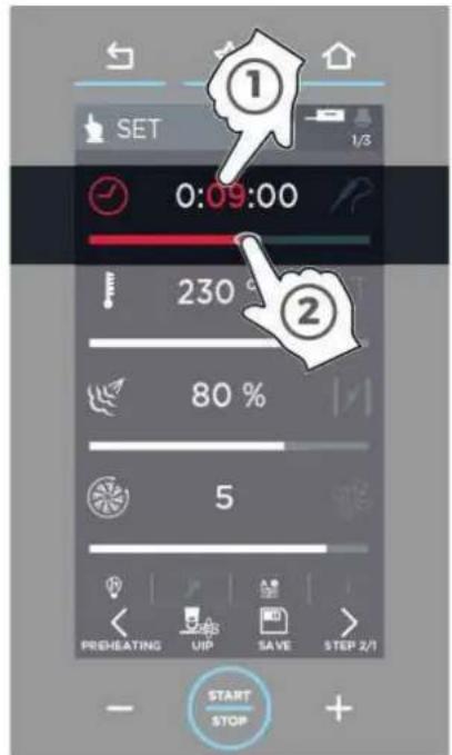 Unox CHEFTOP MIND.Maps PLUS XEVC-1011-GPLM-MS - En agissant sur les touches - 1