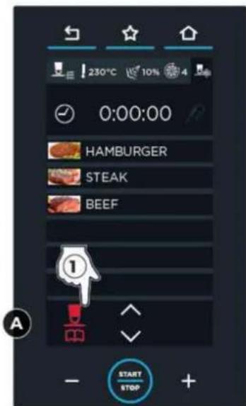 Unox CHEFTOP MIND.Maps PLUS XEVC-1011-GPLM-MS - A Programmation de la minuterie avec recette prédéfinie Unox (mode conseillé) - 3