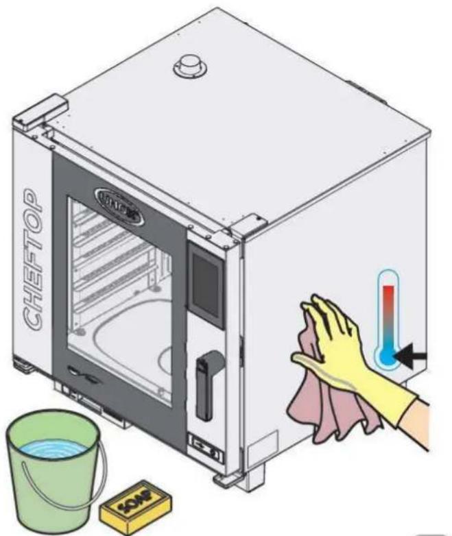 Unox CHEFTOP MIND.Maps PLUS XEVC-1011-GPLM-MS - Vitre interne et externe de la porte - 2