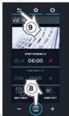 Unox CHEFTOP MIND.Maps PLUS XEVC-1011-GPLM-MS - Que se passé-t-il si vous programmez seulement l'heure du four prét et non celui de début de lavage? - 5