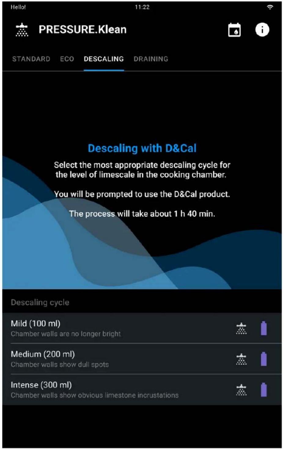 Unox CHEFTOP-X Digital.ID XEDA-0621-GXRS-ET - Cycle de détartrage avec D&Cal - 1