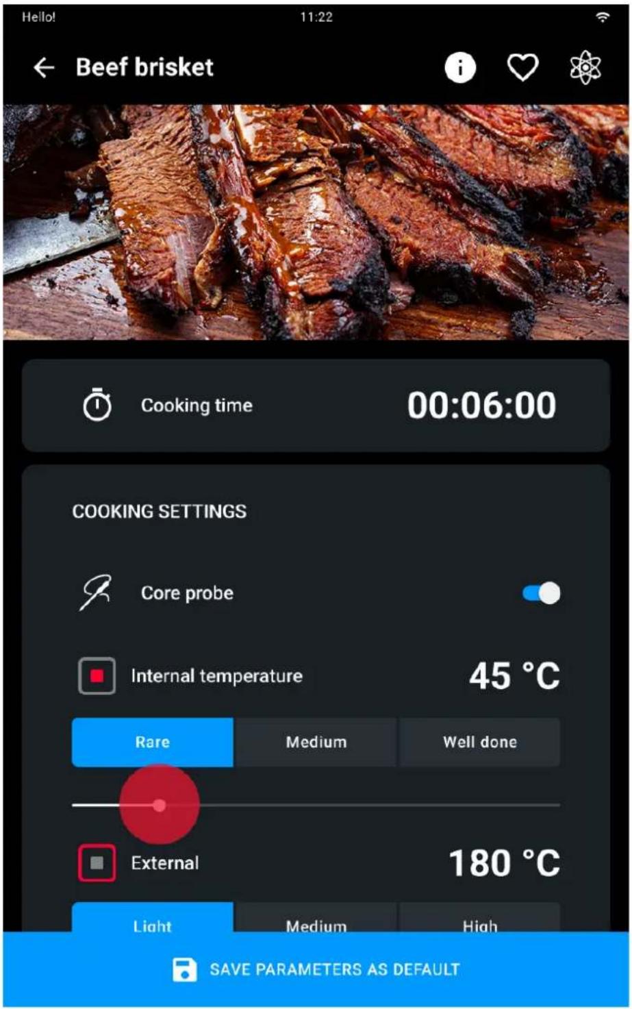 Unox CHEFTOP-X Digital.ID XEDA-0621-GXRS-ET - Navigation et sélection d'une recette - 2