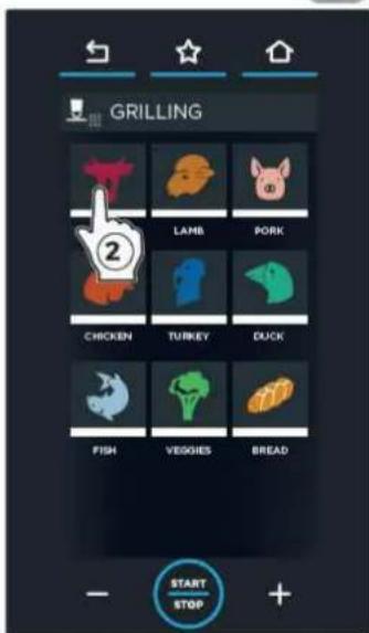 Unox CHEFTOP MIND.Maps BIG PLUS XAVL-2021-GPRS - A Programmation de la minuterie avec recette prédéfinie Unox (mode conseillé) - 4