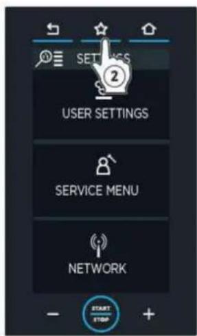 Unox CHEFTOP MIND.Maps BIG PLUS XAVL-2021-GPRS - Réglages du menu - 3