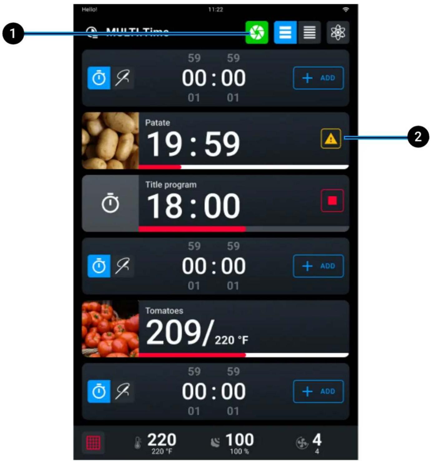 Unox CHEFTOP-X Digital.ID XEDA-0611-EXRS-ET - OPTIC.Cooking MULTI.Time - 1