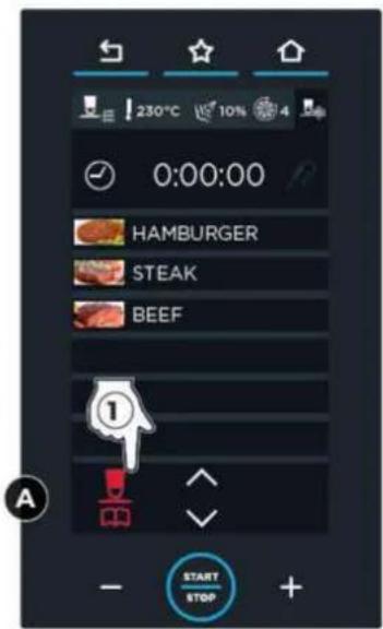Unox CHEFTOP MIND.Maps PLUS XAVC-10FS-HPRM - A Programmation de la minuterie avec recette prédéfinie Unox (mode conseillé) - 3
