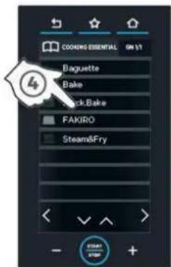 Unox CHEFTOP MIND.Maps PLUS XAVC-10FS-HPRM - SAUVEGARDER LA CUISSON PROGRAMMÉE ET LA LANCER - 5