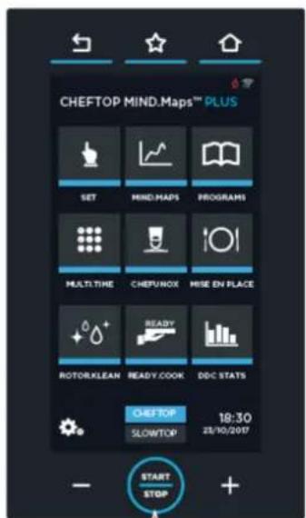 Unox CHEFTOP MIND.Maps PLUS XAVC-0621-EPRM - Interface du four pour l'utilisateur - 2